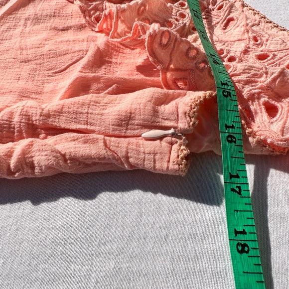 NWOT Chasing Unicorns Somewhere On A Beach Embroidered Cutwork Dress SZ XL EUC - Picture 8 of 12